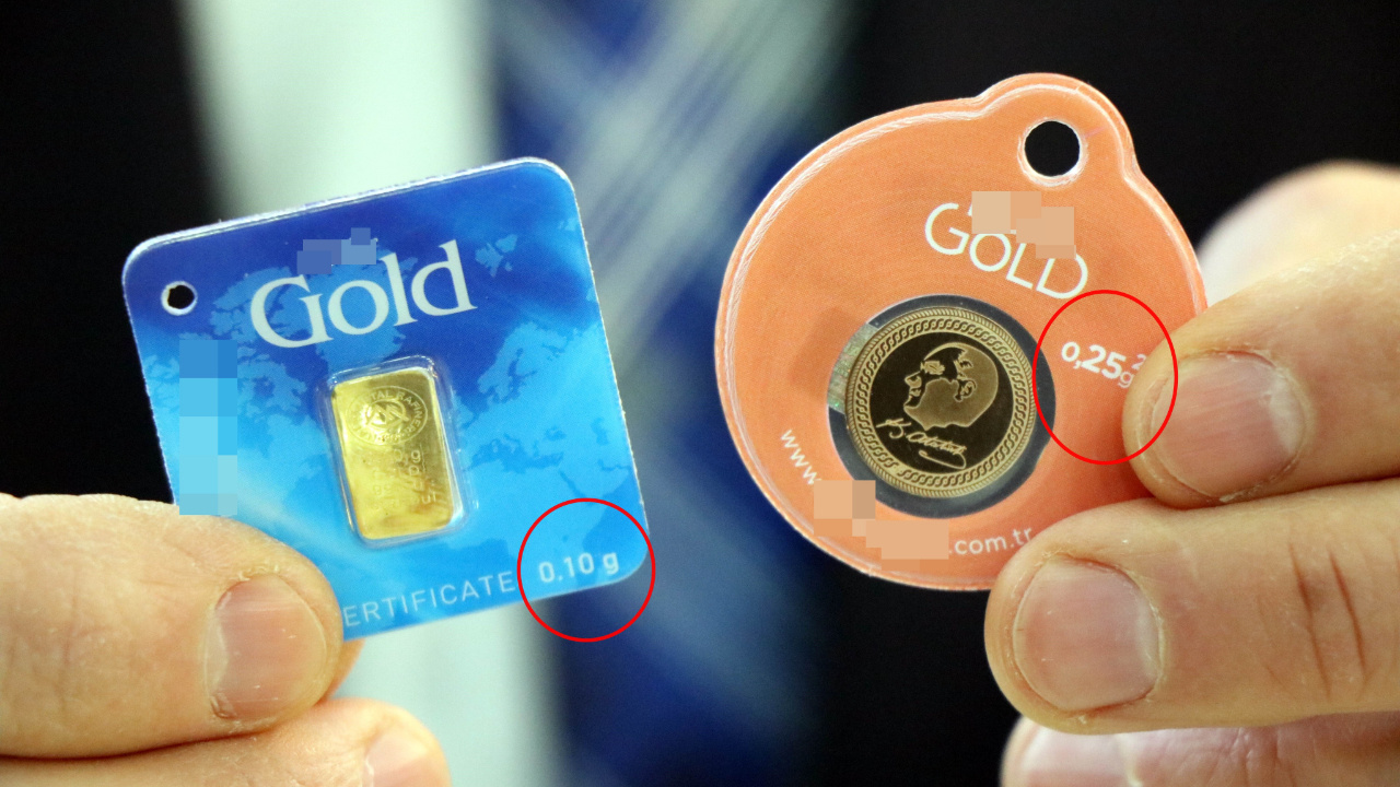 Gram altın 1000 TL'yi geçti! 0,10 gr altına talep arttı fiyatı şaşırttı : Çıplak gözle fark edilemiyor