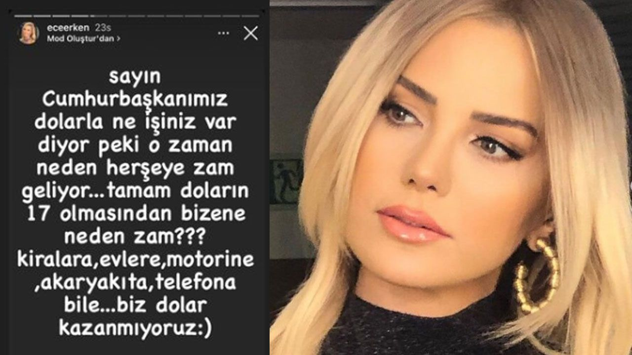 Ece Erken'den flaş 'dolar' ve 'zam' yorumu... Cumhurbaşkanı Erdoğan'a seslendi: Neden...