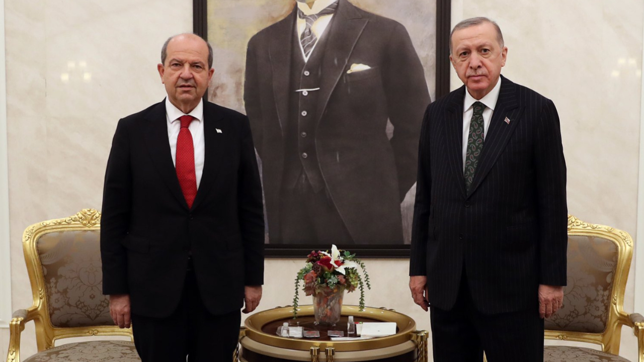 Cumhurbaşkanı Erdoğan ile Ersin Tatar görüştü