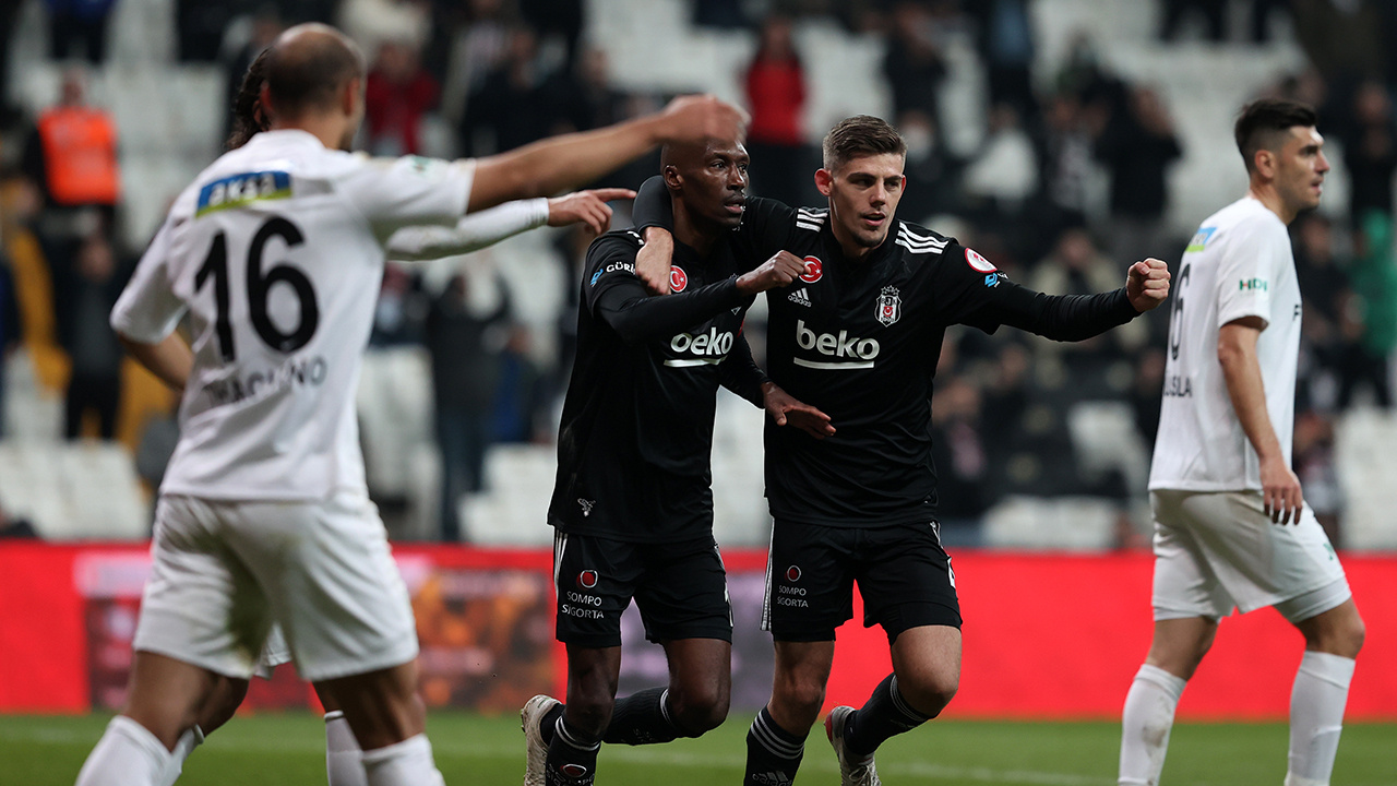 Altay'ı tek golle geçen Beşiktaş kupada tur atladı