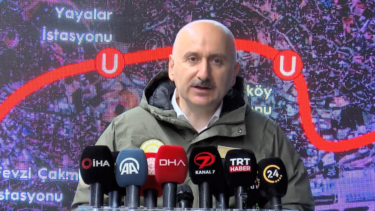 Ulaştırma Bakanı Karaismailoğlu metro incelemesinde: İstanbul'u birilerinin keyfine bırakamazdık
