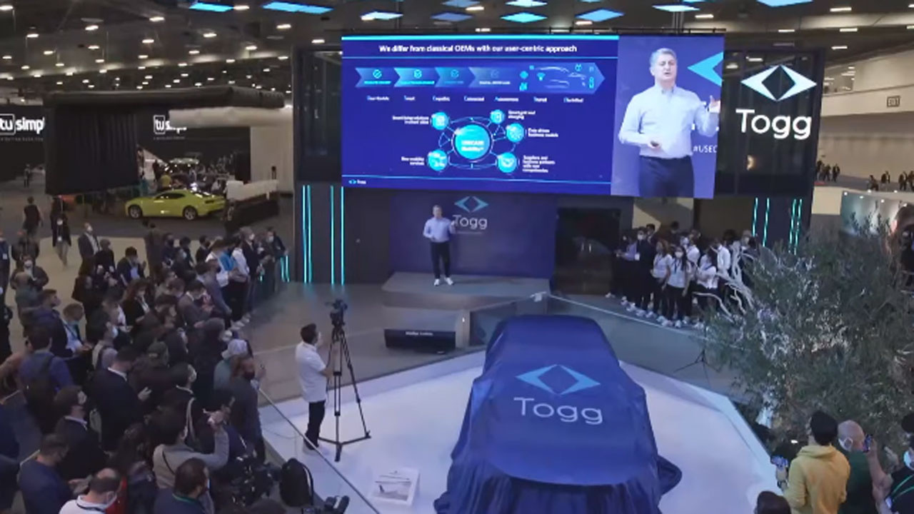 Togg, CES 2022'de görücüye çıktı