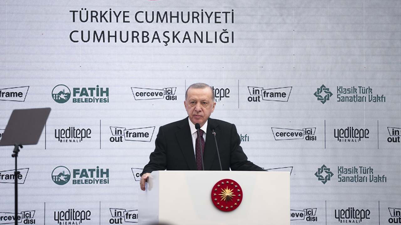 Cumhurbaşkanı Erdoğan Yeditepe Bienali'ne katıldı: Sanat adı altında ahlaksızlığı normalleştirdiler