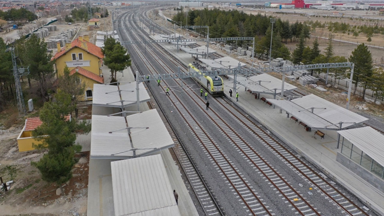 Konya ile Karaman arasını 40 dakikaya düşürecek hızlı tren hattı yarın açılıyor
