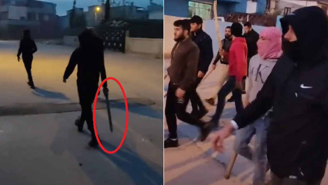 Adana'da Suriyeliler ellerinde döner bıçakları ve sopalarla yürüdü! Hepsi sınır dışı ediliyor