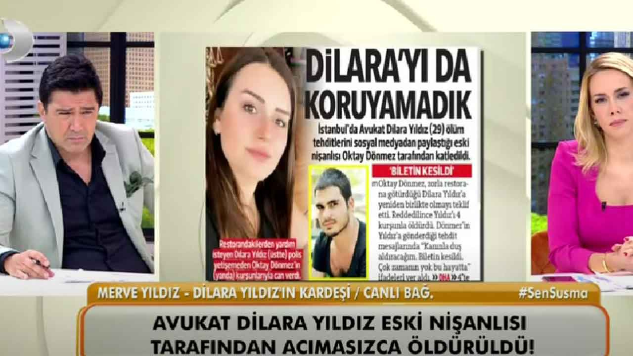 KANAL D Neler Oluyor Hayatta'ya öldürülen avukat Dilara Yıldız'ın kardeşi Merve Yıldız'dan şok açıklamalar