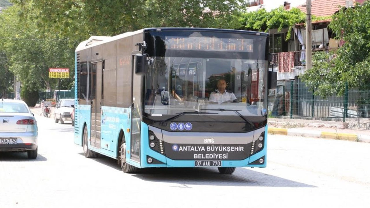 Antalya’da toplu ulaşıma yüzde 25 zam yapıldı