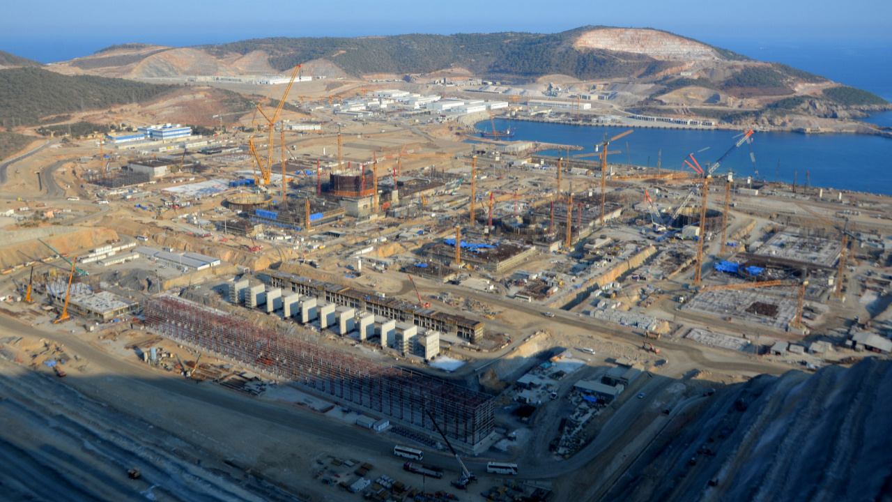 Mersin'de inşa edilen Akkuyu Nükleer Güç Santrali'nde önemli gelişme