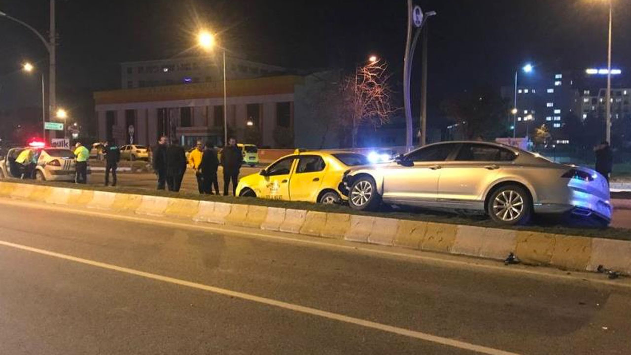 Edirne'de taksi şoförü kaza yapınca ortaya çıktı ehliyetine 6 ay el konuldu