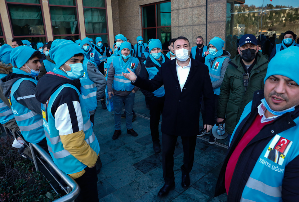 İstanbul Taksiciler Odası başkan seçiminde yumruklar konuştu! Eyüp Aksu'ya idam ipi attılar