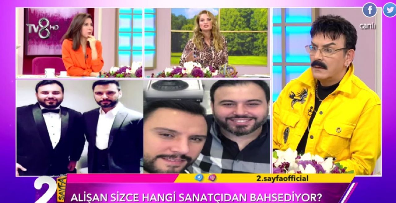 TV8 2. Sayfa canlıda Alişan-İzzet Yıldızhan bombası! Kardeşi öldüğünde menajeri arayıp para istemiş!