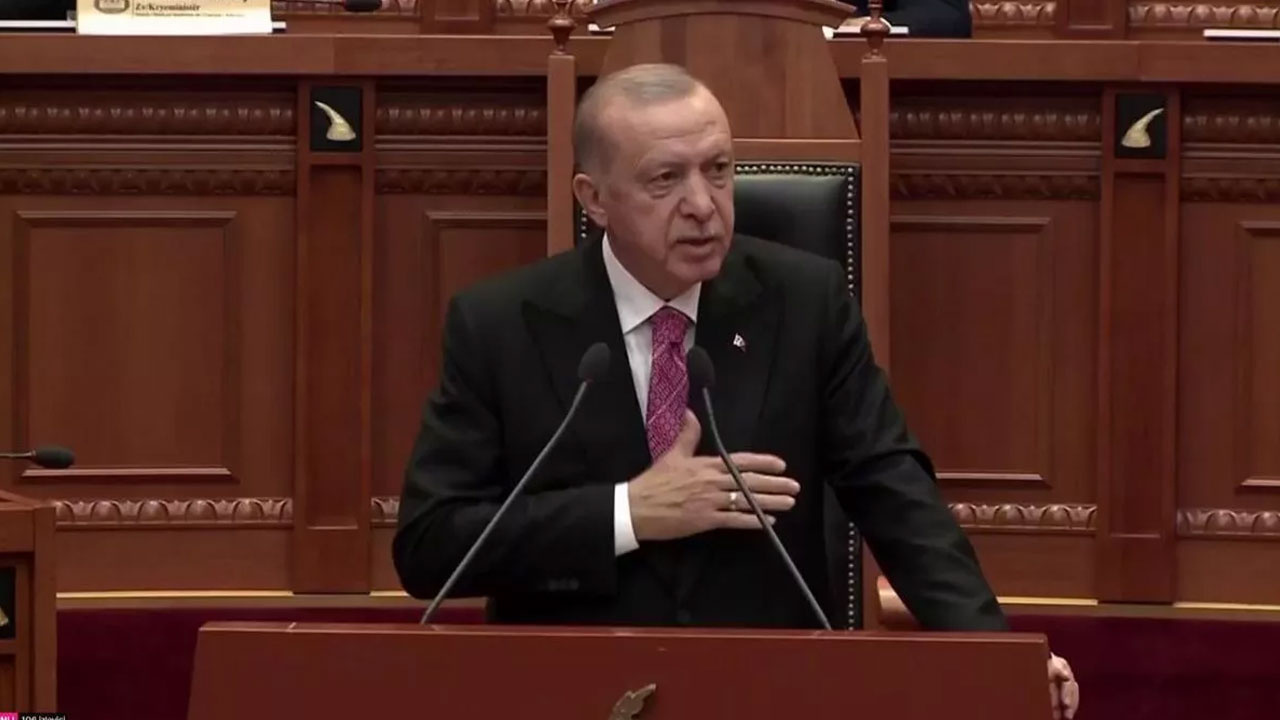 Başkan Erdoğan'dan Arnavutluk Meclisi'nde FETÖ vurgusu