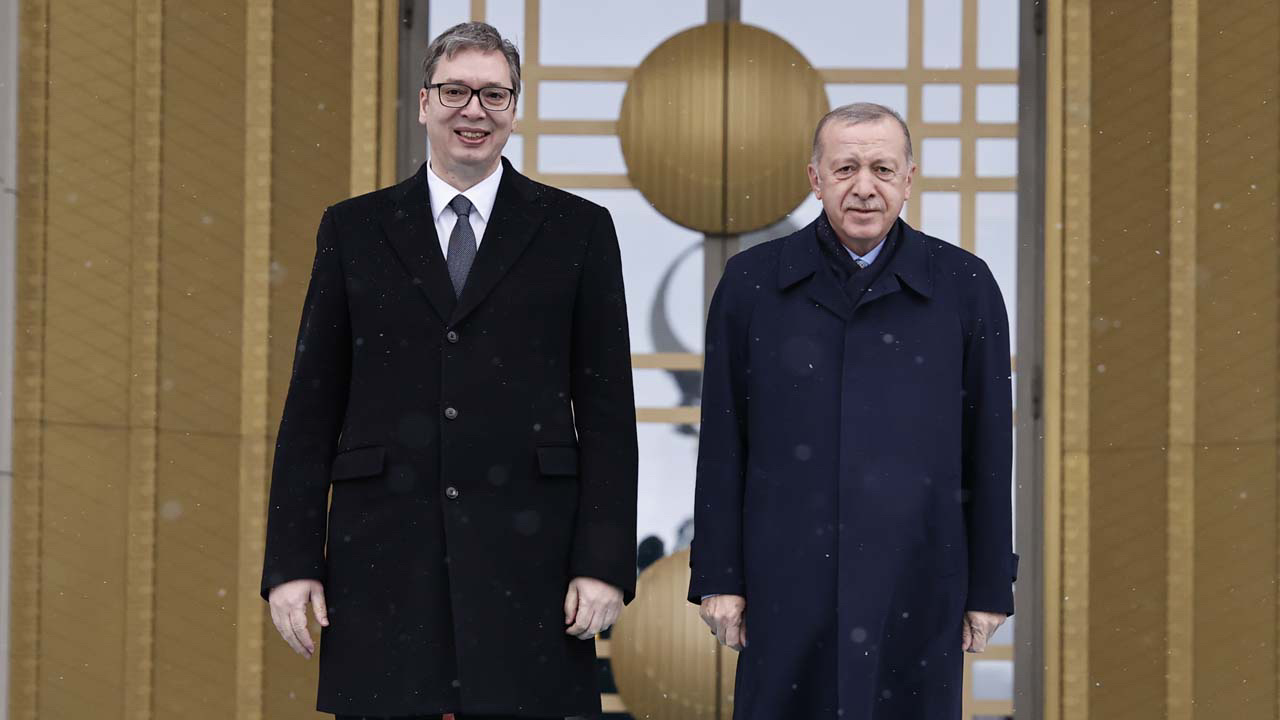 Cumhurbaşkanı Erdoğan Sırbistan Cumhurbaşkanı Vucic ile görüştü