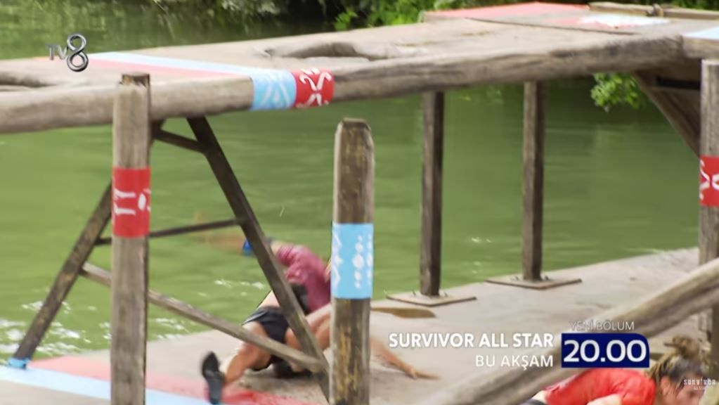 Survivor 2022 All Star dokunulmazlık oyununda Evrim Keklik sakatlandı 'Annemi istiyorum' diye ağladı!