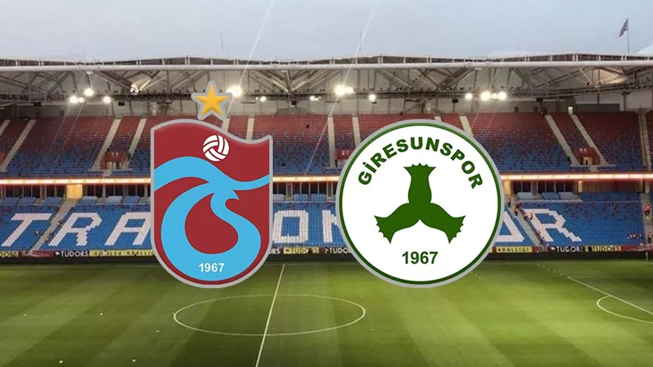 Trabzonspor sahasında, Giresunspor ile 1-1 berabere kaldı