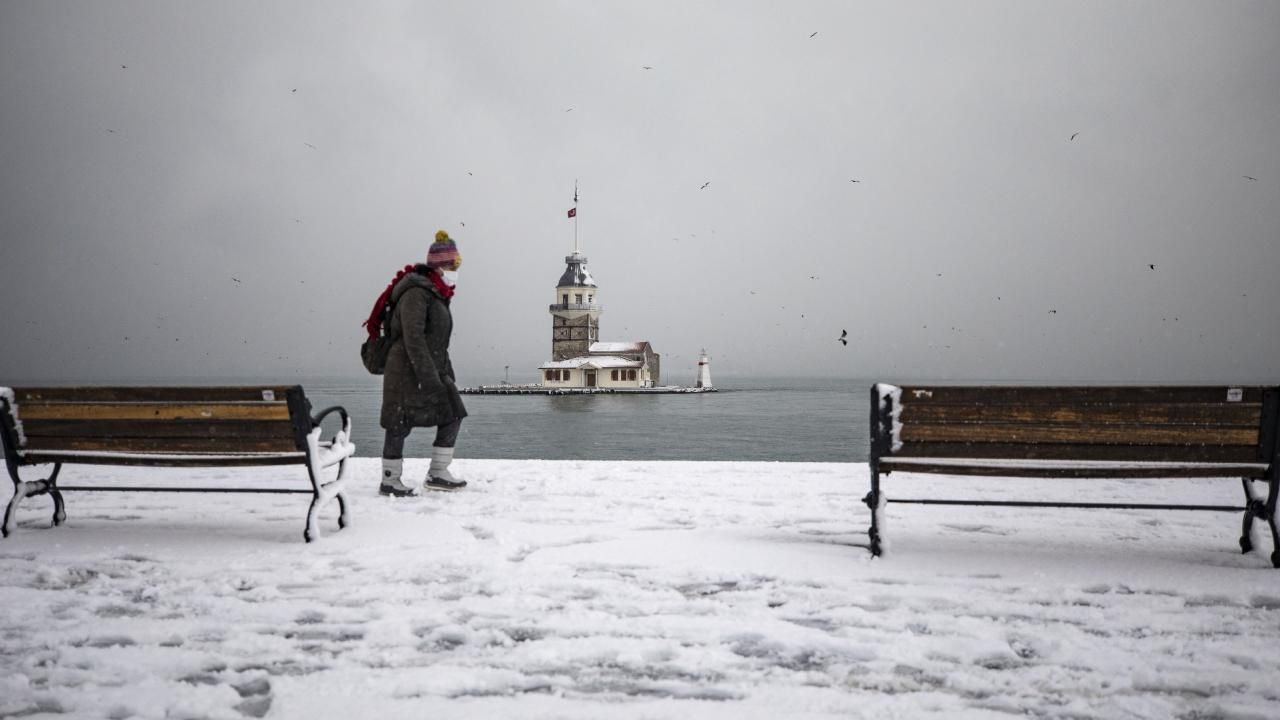 İstanbul'a fena geliyor her semte bu akşam kar yağacak! Uçuşlar yüzde 15 azaltıldı! Meteoroloji ve Orhan Şen saat verdi