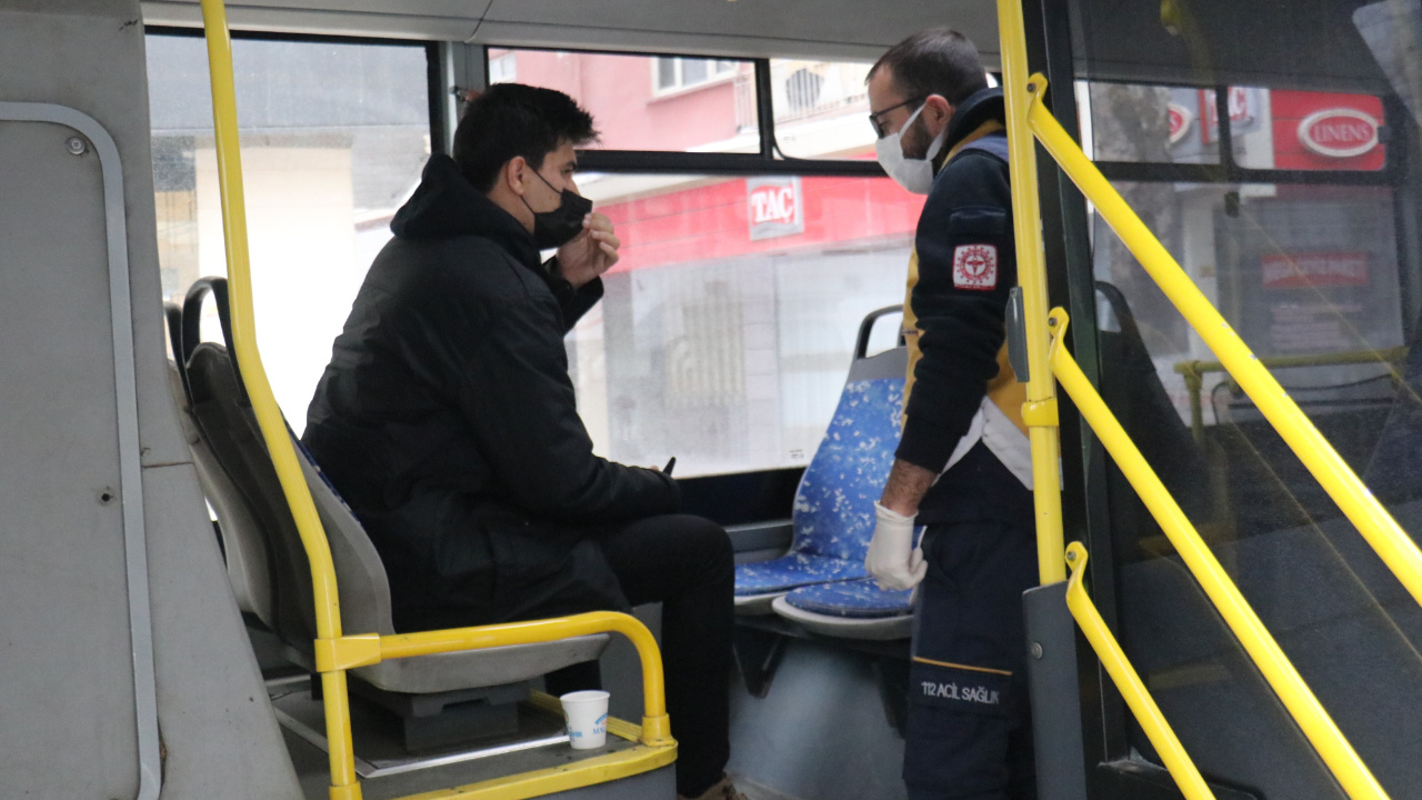 Malatya'da her şey bir anda oldu! Otobüste oturduğu yerden kalkamadı