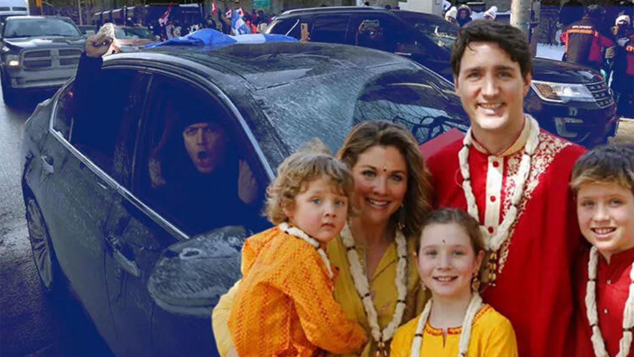 Kanada'da aşı karşıtları sokağa döküldü! 'Küçük bir azınlık' diyen Başbakanı Trudeau ve ailesi gizli bir yere kaçırıldı