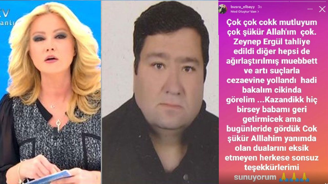 Müge Anlı'da Mehmet Muharrem Elbay cinayetiyle ünlü olan Zeynep Ergül tahliye oldu sanıklara müebbet