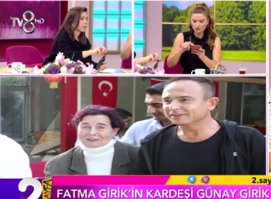 TV8 2. Sayfa'da 'Fatma Girik' iddiası Günay Girik'in avukatı: Ahu Turanlı aşı karşıtı, koronalı bakıcıya test yaptırmadı