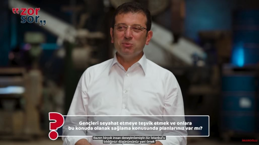 Armağan Çağlayan Zor Ama Sor YouTube programına Ekrem İmamoğlu şoku İBB kültür itiraz etti!