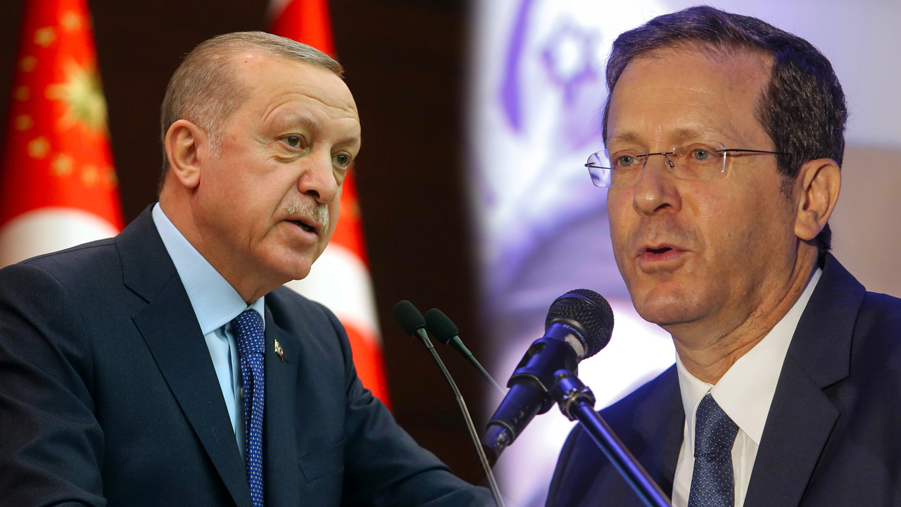 İsrail Cumhurbaşkanı Herzog'tan Erdoğan'a geçmiş olsun telefonu