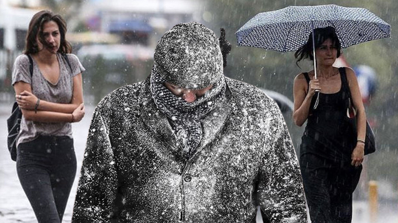 Fena kar ve yağmur geliyor! Sıcaklık 4  derece artıyor Meteoroloji uyardı: İstanbul Ankara İzmir Bursa Eskişehir