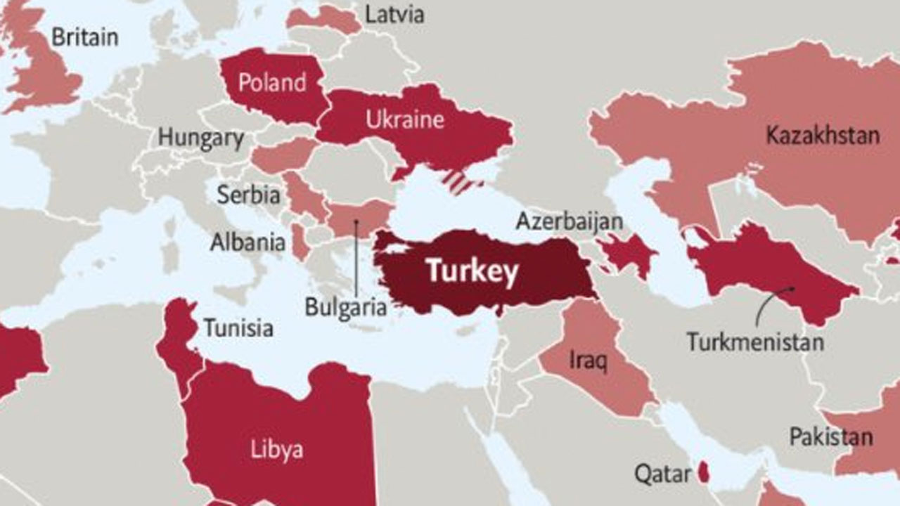 11 ülke satın aldı 11 ülke ile görüşme sürüyor aralarında İngiltere de var Economist harita paylaştı