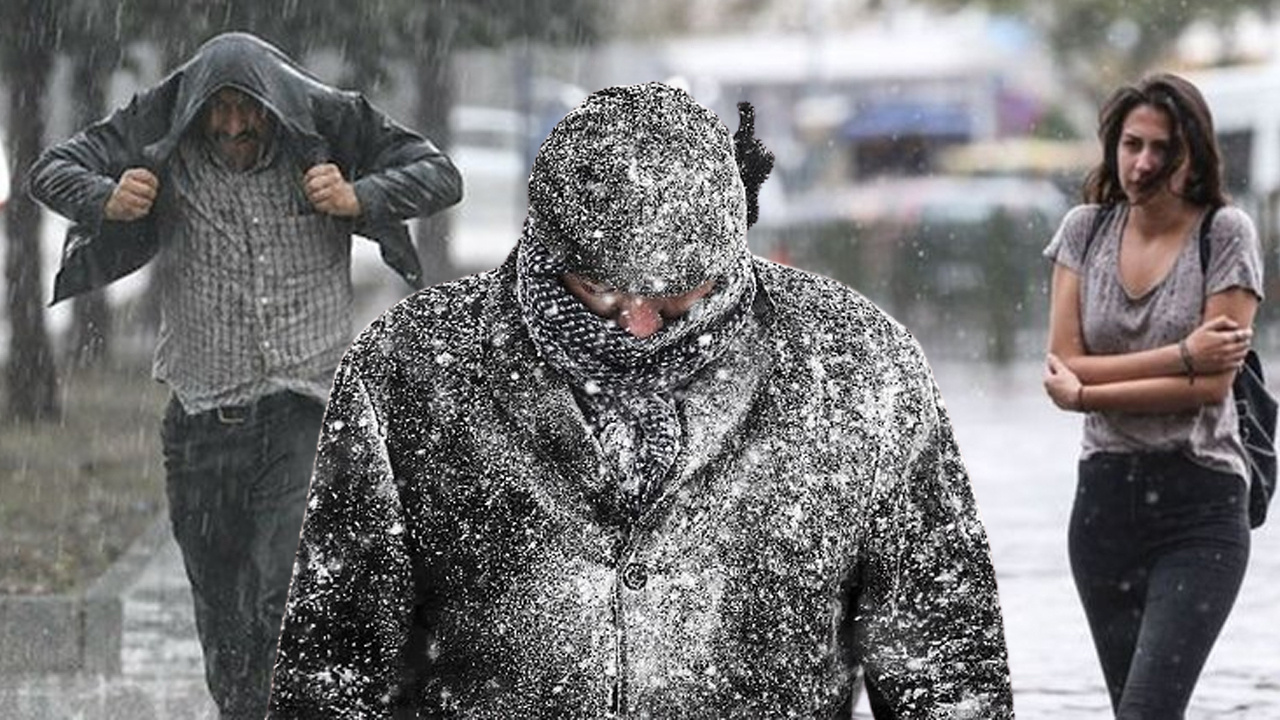 6 derece soğuyor kar yağmur fırtına geliyor! Meteoroloji uyardı: İstanbul Ankara İzmir Antalya