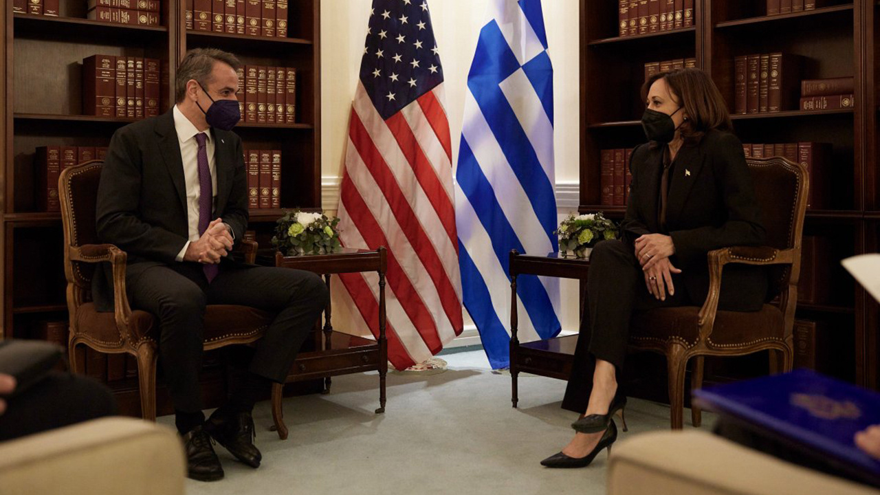 Yunanistan Başbakanı Miçotakis'in derdi büyük! ABD Başkan Yardımcısı Harris'e Türkiye'yi şikayet etti