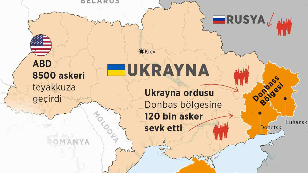 Ukrayna savaşında son durum! Putin emri verdi Rus ordusu Donbas'a giriyor