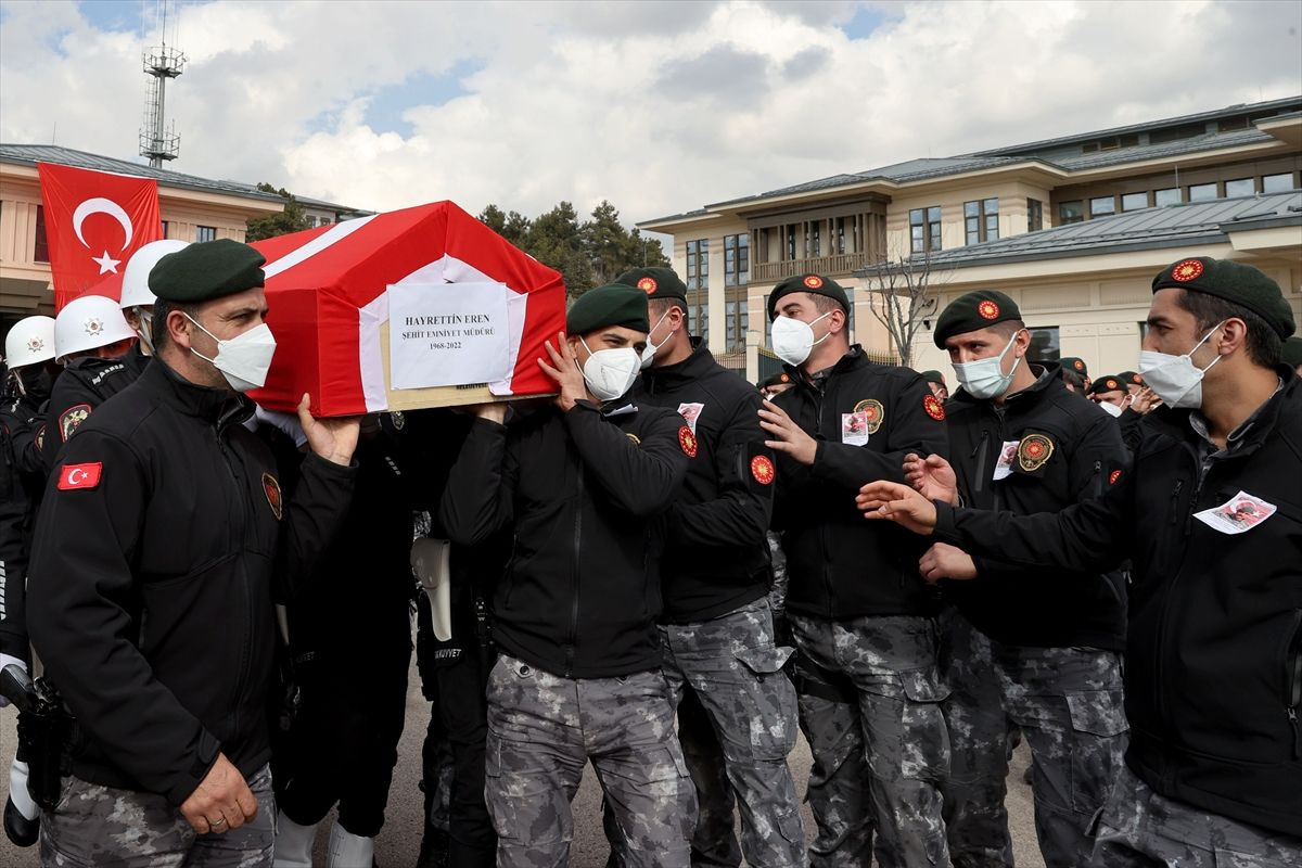 Özel Harekat Müdürü Hayrettin Eren'in cenaze töreni! Cumhurbaşkanı Erdoğan da namaza katıldı