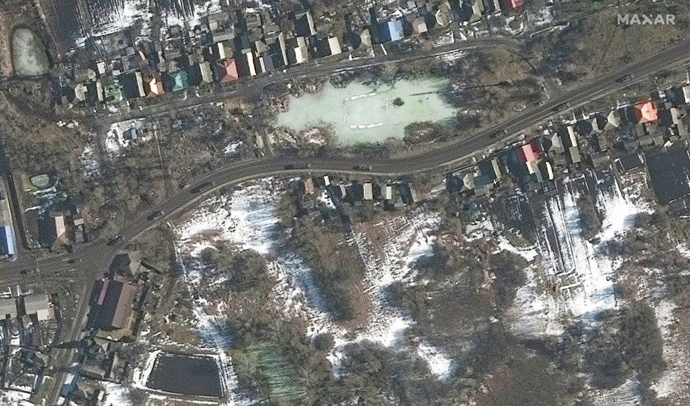 Rusya'nın askeri harekatı uzaydan görüntülendi