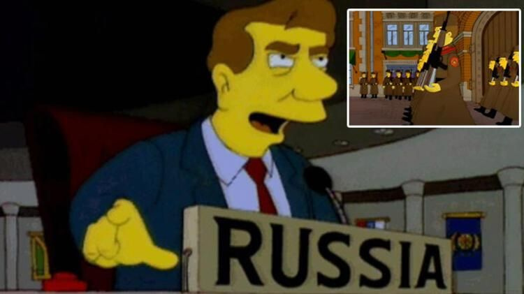 Simpsonlar Rusya Ukrayna krizini bildi kehanetler tüyler ürpertti! Dünya hayrete düştü