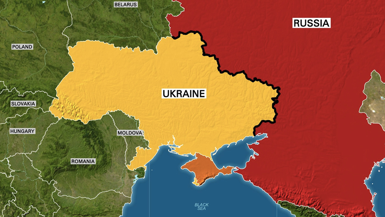 Ukrayna komşular haritası Türkiye Ukrayna'ya yakın mı 2022 siyasi haritası