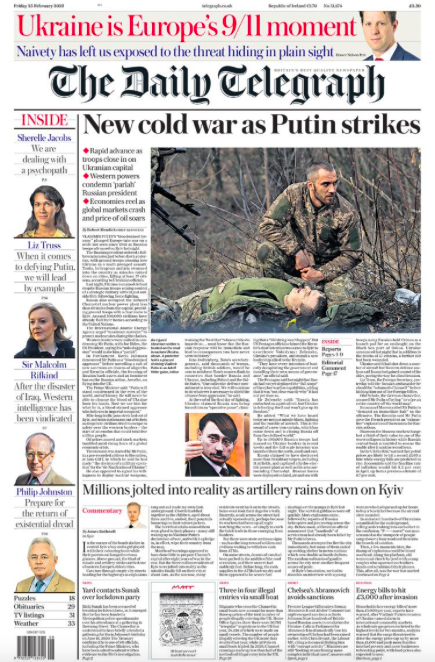 Avrupa savaşı ensesinde hissediyor! Putin'in Hitler hali manşetlerde