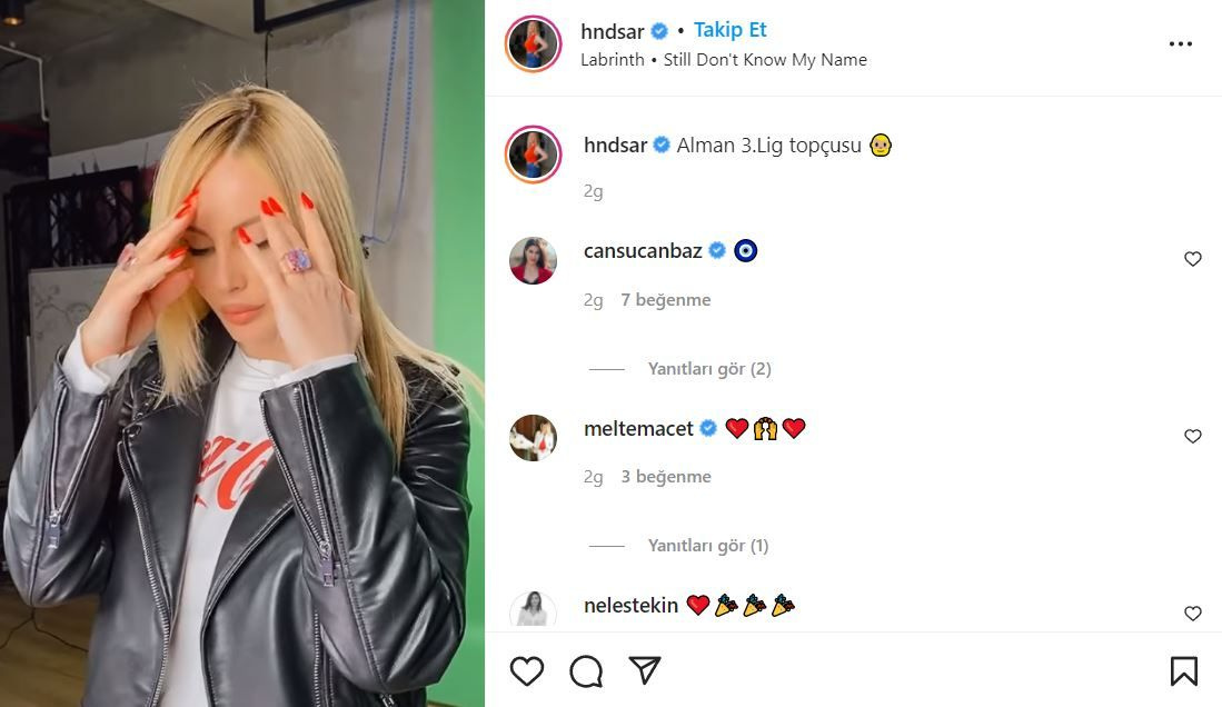 Hande Sarıoğlu saçlarını kestirdi Instagram'ı salladı  işte Hande Sarıoğlu'nun son hali
