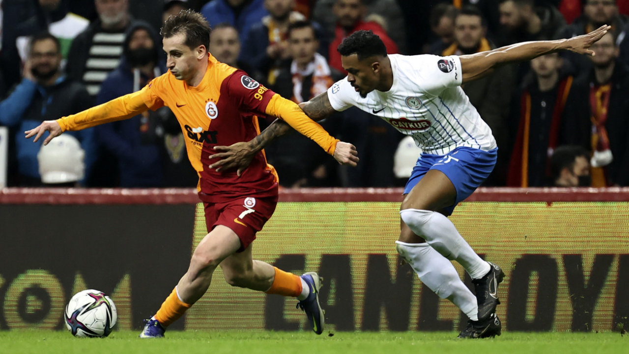 Galatasaray konuk ettiği Rizespor'u iki kez geri düşmesine rağmen 4-2 mağlup etti
