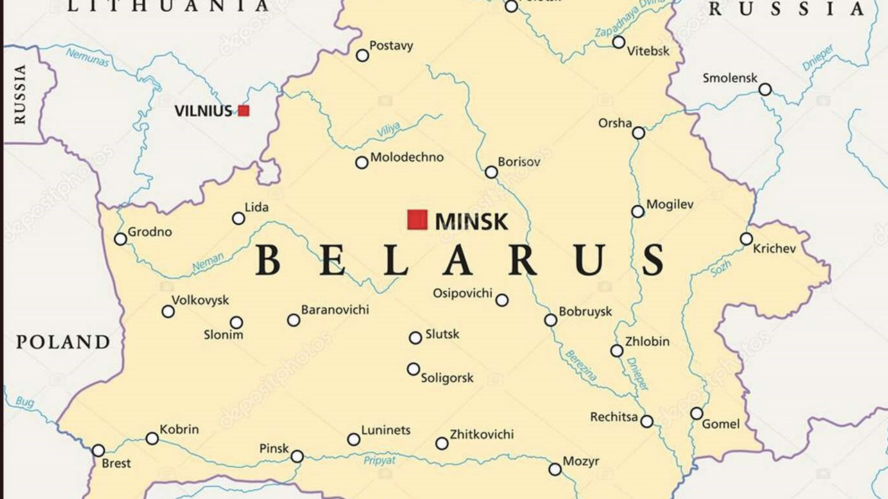 Belarus nerede güncel haritası Belarus nüfusu Belarus kökeni Rus mu?