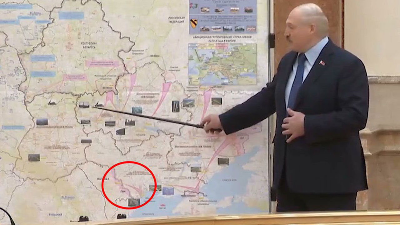 Belarus lideri Putin'in gizli işgal planını sızdırdı! Skandal harita ve Putin'in işgal edeceği yeni ülke