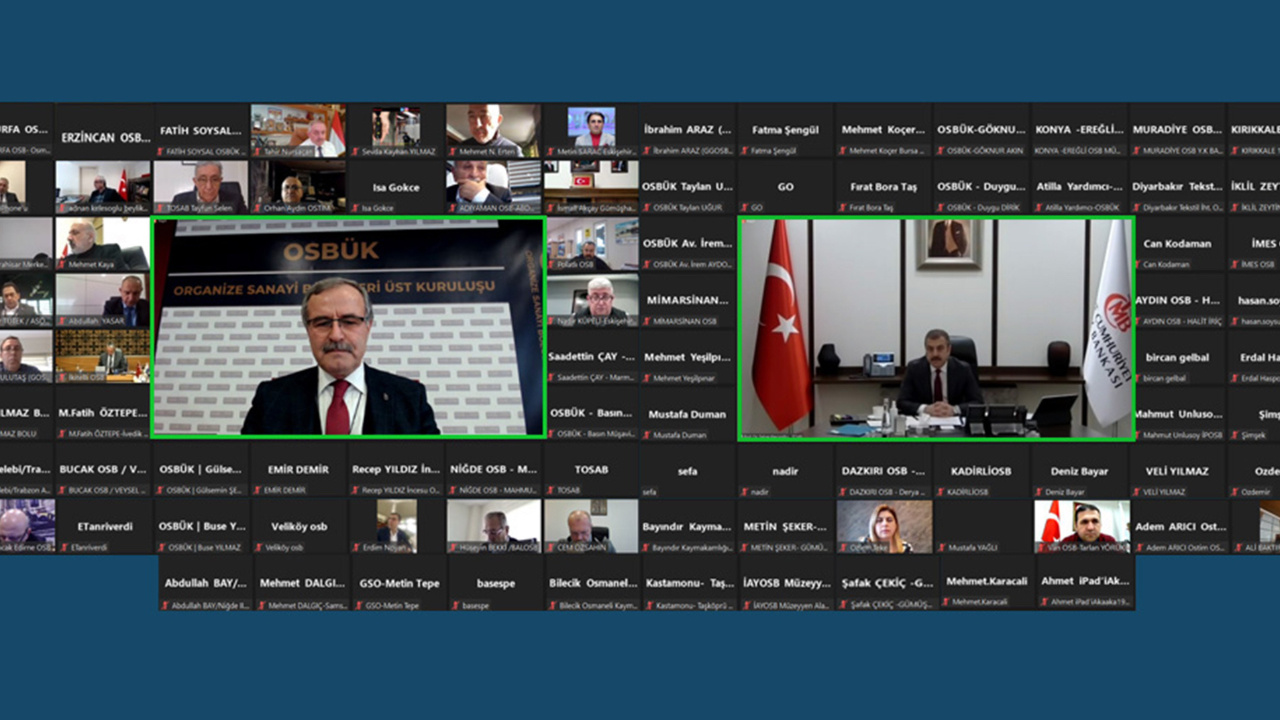 OSB'ler Merkez Başkanı Şahap Kavcıoğlu ile görüştü