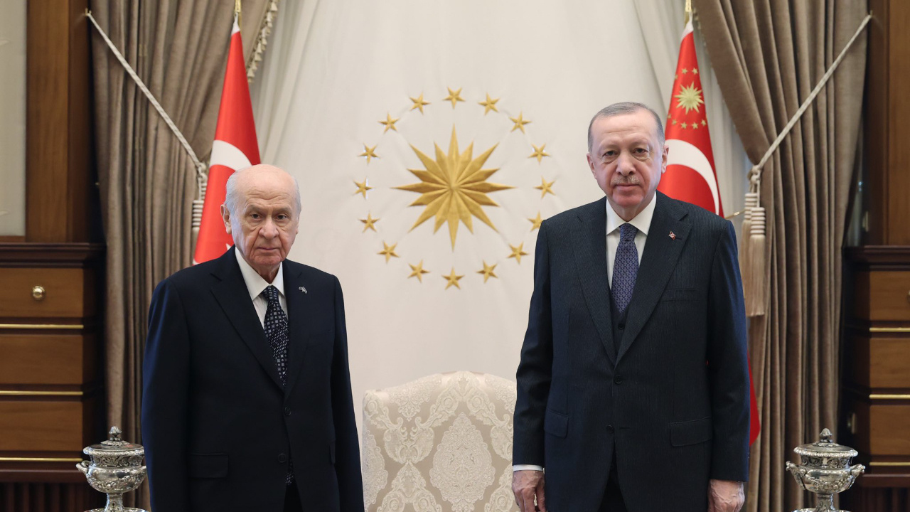 Cumhurbaşkanı Erdoğan ve Devlet Bahçeli görüştü