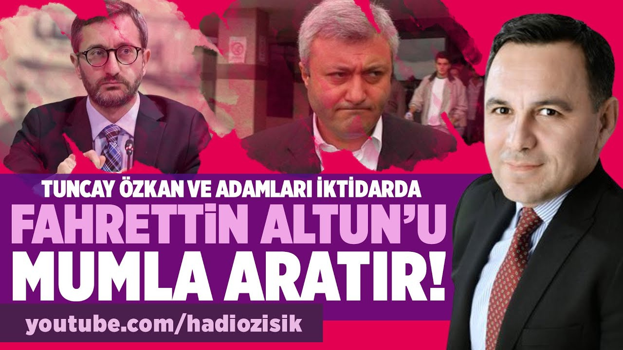 Tuncay Özkan ve ekibi Fahrettin Altun'u mumla aratır!