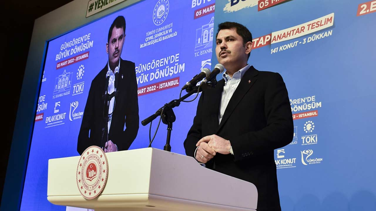 Güngören'de büyük dönüşüm Bakan Murat Kurum, Tozkoparan'da törende konuştu
