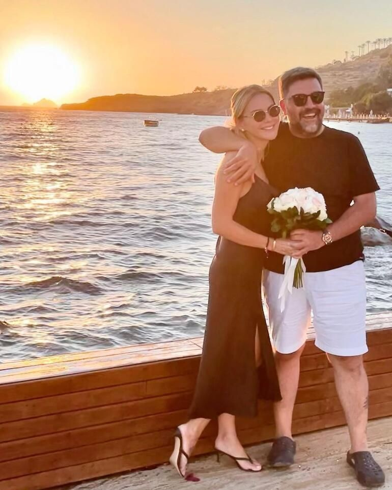 Ece Erken'den eşi Şafak Mahmutyazıcıoğlu'nun 40'ında Beşiktaş Başkanı Ahmet Nur Çebi'ye mesaj