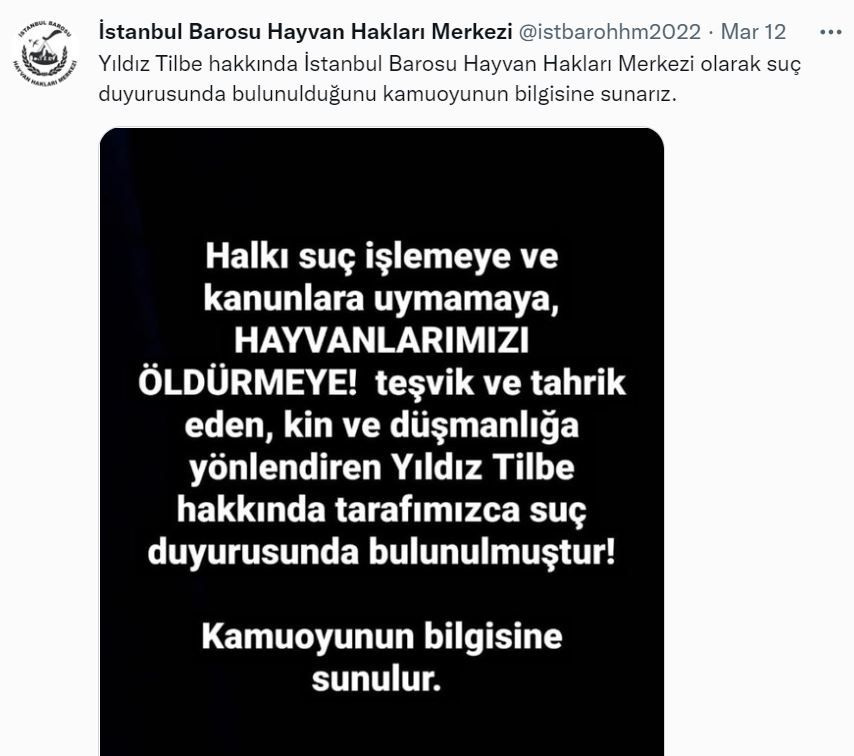 Yıldız Tilbe 'zehirli et verin, hepsi gebersin' diye yazdı kafası iyi iddiası geldi