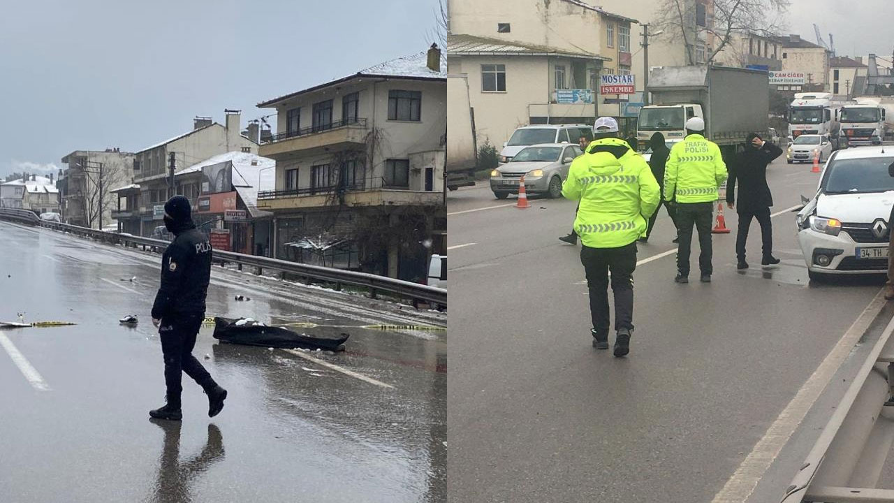 Yolun karşısına geçmeye çalışırken feci şekilde can verdi