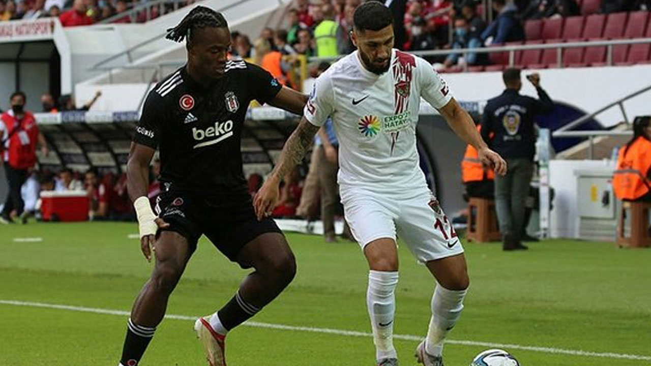 Beşiktaş, evinde Hatayspor ile 1-1 berabere kaldı