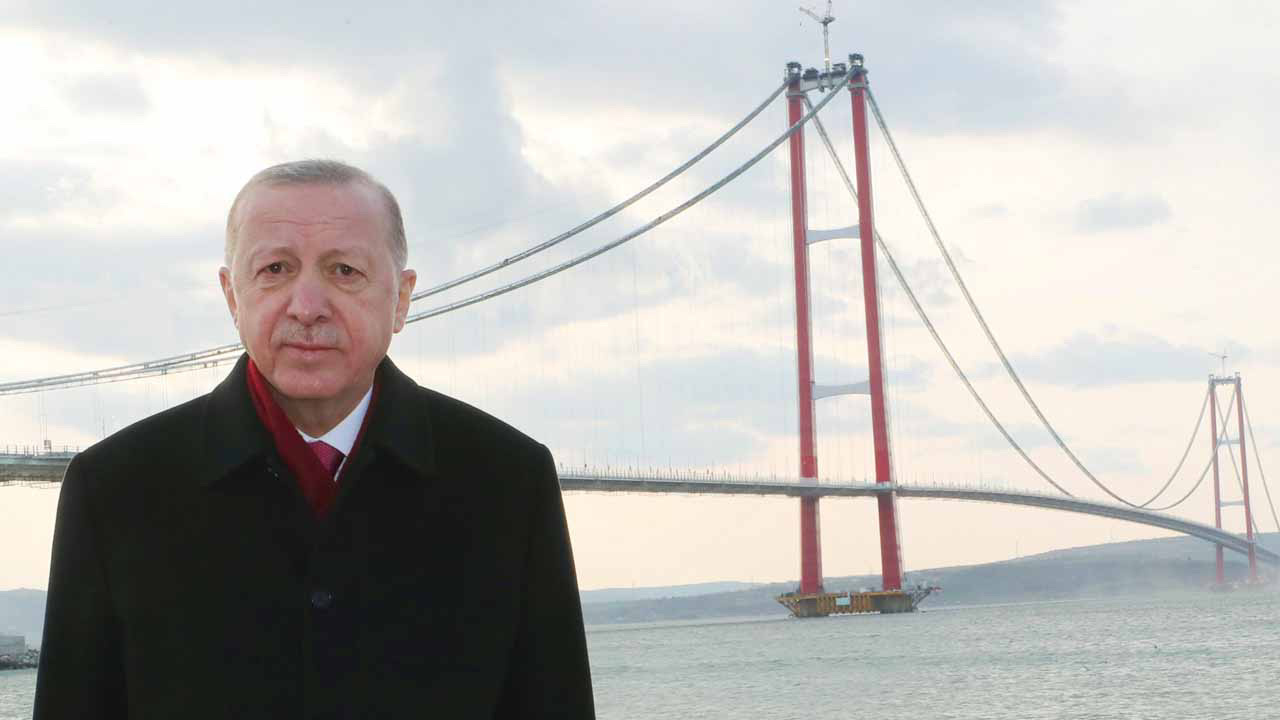 Cumhurbaşkanı Erdoğan Çanakkale Köprüsü'nün fiyatına 195 lira teklifine 'asla' demiş