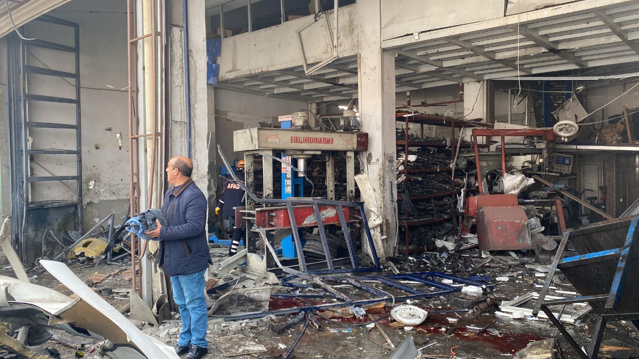 Diyarbakır'da sanayi sitesinde patlama yaralılar var